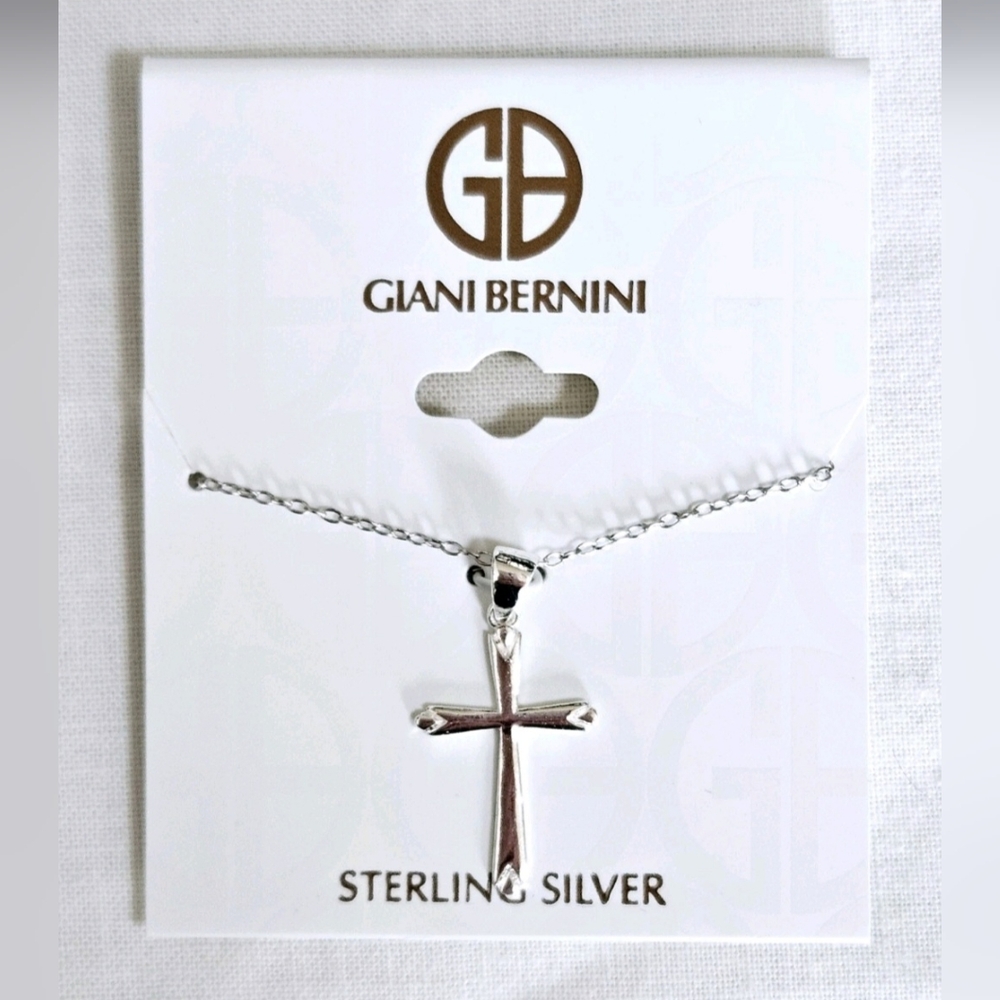 Giani Bernini Sterling Silver Cross Necklace